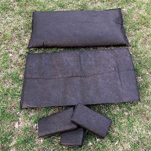 Quick Dam Flood Bags x 12" Width x 24" Depth - Black - 20 / Carton (QD122420)