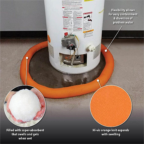 Quick Dam Water Dams 2.5" Height - Orange - 12 / Carton (WUB21012)