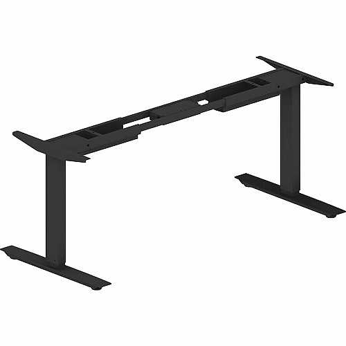 Lorell Sit-to-Stand Two-Tier Base Black Two-tier Base - 275 lb Capacity - Height Adjustable - 45.10" Height - Assembly Required - 1 Each (LLR25970)