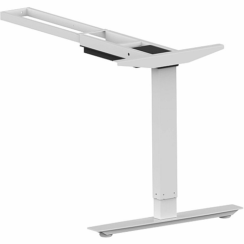 Lorell Sit-Stand 3rd-Leg Base Silver Base - 275 lb Capacity - Height Adjustable - 45" Height x 51.60" Width x 26.40" Depth - Assembly Required - 1 Each (LLR25931)
