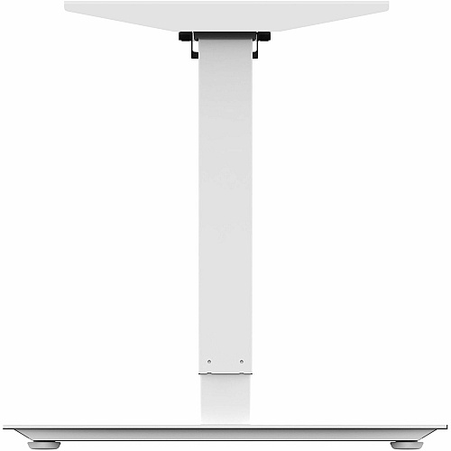 Lorell Sit-Stand 3rd-Leg Base Silver Base - 275 lb Capacity - Height Adjustable - 45" Height x 51.60" Width x 26.40" Depth - Assembly Required - 1 Each (LLR25931)