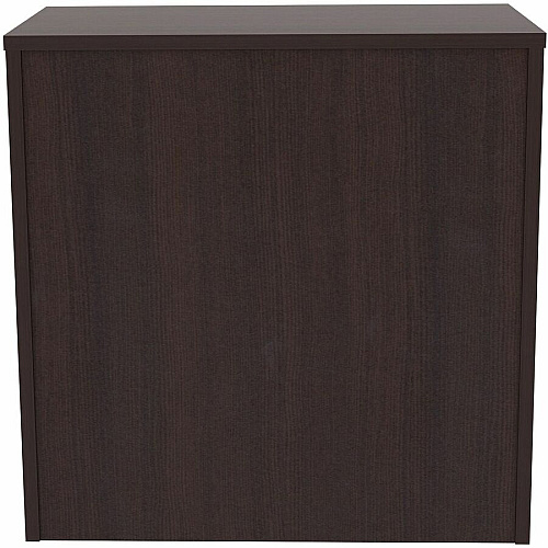 Lorell Essentials 2-shelf Stack-on Bookcase 36" Height x 36" Width x 15" Depth - 2 Shelve(s) - Material: Laminate, Metal - Finish: Espresso - Stackable, Cam Lock - For Book, Binder, Display (LLR69629)