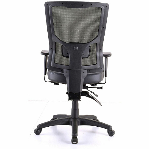 Lorell Conjure High-Back Office Chair Vinyl, Foam, Polyurethane Seat Material - High Back - Black - Armrest - 1 Each (LLR62040)