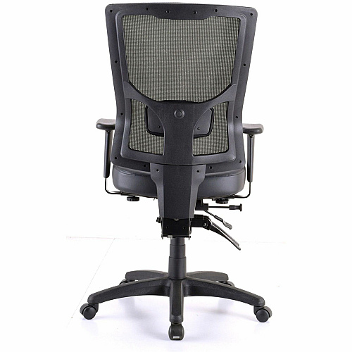 Lorell Conjure High-Back Office Chair Vinyl, Foam, Polyurethane Seat Material - High Back - Black - Armrest - 1 Each (LLR62040)