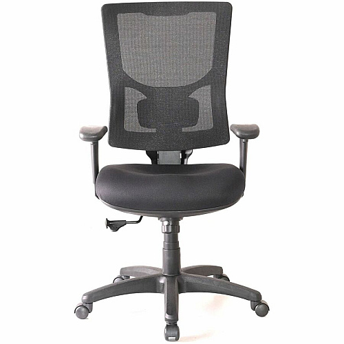 Lorell Conjure High-Back Swivel/Tilt Office Chair Fabric, Polyurethane, Molded Foam Seat Material - High Back - Black - Armrest - 1 Each (LLR62018)