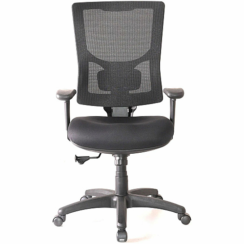 Lorell Conjure High-Back Swivel/Tilt Office Chair Fabric, Polyurethane, Molded Foam Seat Material - High Back - Black - Armrest - 1 Each (LLR62018)
