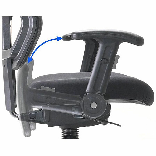 Lorell Conjure Office Stool Fabric, Polyurethane, Molded Foam Seat Material - Black - Armrest - 1 Each (LLR62021)