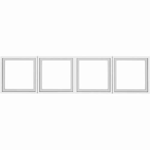 Lorell Wall-Mount Hutch Frosted Glass Door Finish: Frost - For Hutch (LLR59712)