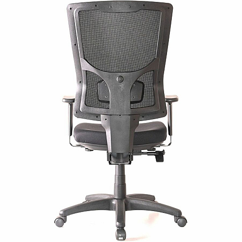 Lorell Conjure High-Back Office Chair Fabric Seat Material - High Back - Black - Armrest - 1 Each (LLR62015)