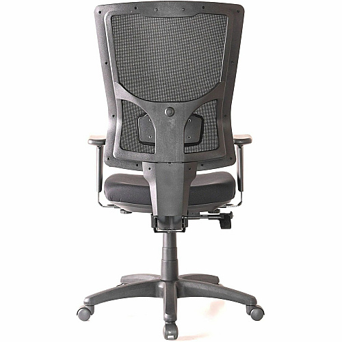 Lorell Conjure High-Back Office Chair Fabric Seat Material - High Back - Black - Armrest - 1 Each (LLR62015)