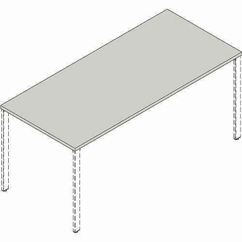Lorell Multipurpose Tabletop 30" Width x 66" Depth x 1" Thickness - Band Edge - Espresso, Laminate Table Top - For Conference Table, Office (LLR62684)
