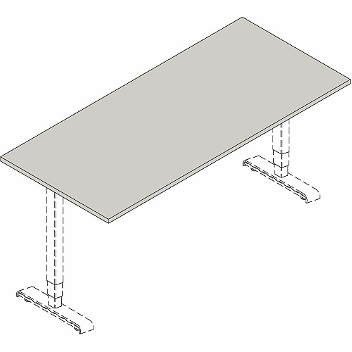 Lorell Multipurpose Tabletop 30" Width x 66" Depth x 1" Thickness - Band Edge - Espresso, Laminate Table Top - For Conference Table, Office (LLR62684)