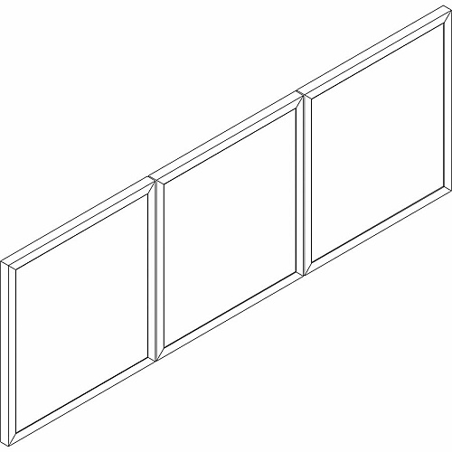 Lorell Wall-Mount Hutch Frosted Glass Door Finish: Frost - For Hutch (LLR59710)