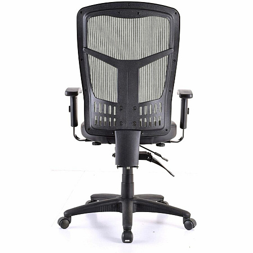 Lorell Executive Antimicrobial High-back Chair Vinyl Seat Material - Black Frame Color - High Back - 5-star Base - 1 Each (LLR86240)