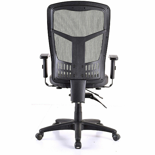 Lorell Executive Antimicrobial High-back Chair Vinyl Seat Material - Black Frame Color - High Back - 5-star Base - 1 Each (LLR86240)