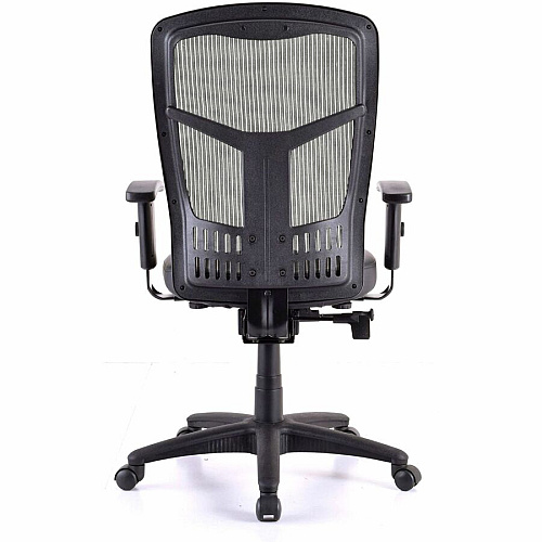 Lorell Executive High-back Swivel Chair Vinyl Seat Material - High Back - 5-star Base - Black - Armrest - 1 Each (LLR86245)