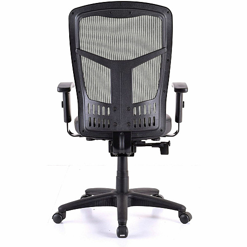 Lorell Executive High-back Swivel Chair Vinyl Seat Material - High Back - 5-star Base - Black - Armrest - 1 Each (LLR86245)