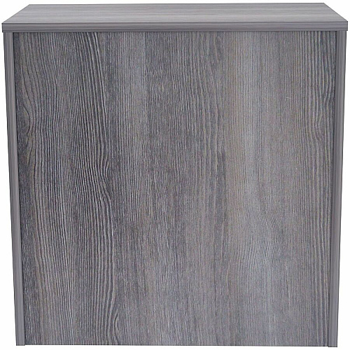 Lorell Essentials 2-shelf Stack-on Bookcase 36" Height x 36" Width x 15" Depth - 2 Shelve(s) - Material: Laminate, Metal - Finish: Weathered Charcoal - Stackable, Cam Lock - For Book, Binder, Display (LLR69628)