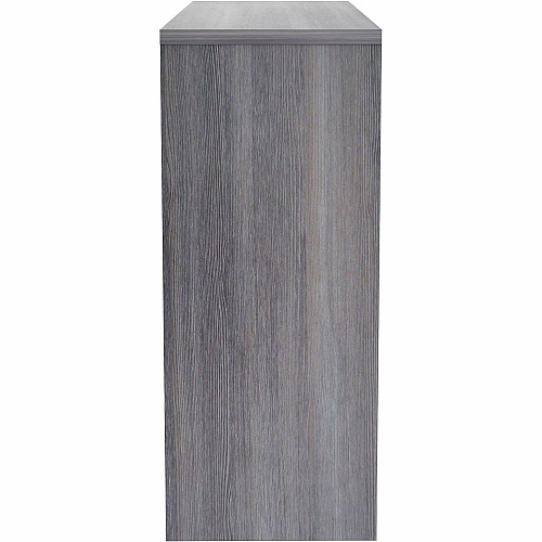 Lorell Essentials 2-shelf Stack-on Bookcase 36" Height x 36" Width x 15" Depth - 2 Shelve(s) - Material: Laminate, Metal - Finish: Weathered Charcoal - Stackable, Cam Lock - For Book, Binder, Display (LLR69628)