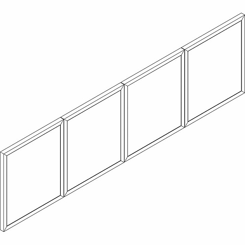 Lorell Wall-Mount Hutch Frosted Glass Door Finish: Frost - For Hutch (LLR59711)