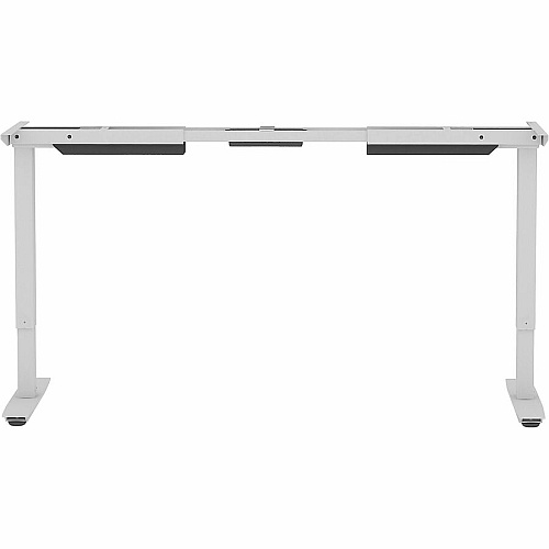 Lorell Sit-to-Stand Two-Tier Base Silver Two-tier Base - 275 lb Capacity - Height Adjustable - 45.10" Height - Assembly Required - 1 Each (LLR25971)