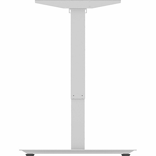 Lorell Sit-to-Stand Two-Tier Base Silver Two-tier Base - 275 lb Capacity - Height Adjustable - 45.10" Height - Assembly Required - 1 Each (LLR25971)