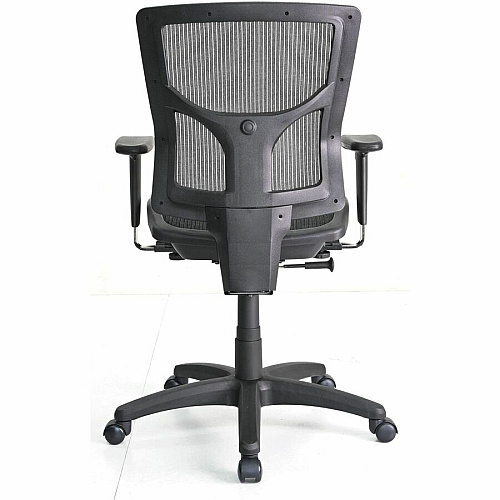 Lorell Conjure Mesh Task Chair Black - Armrest - 1 Each (LLR62014)