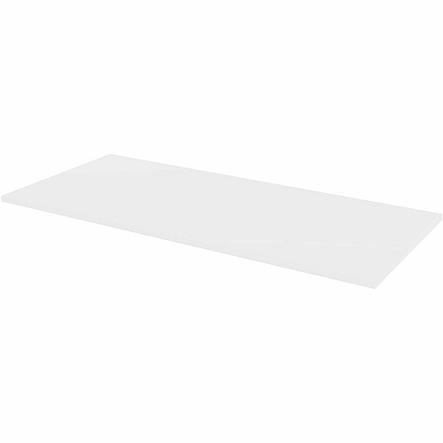 Lorell Multipurpose Tabletop 30" Width x 66" Depth x 1" Thickness - Band Edge - White, Laminate Table Top - For Conference Table, Office (LLR62685)