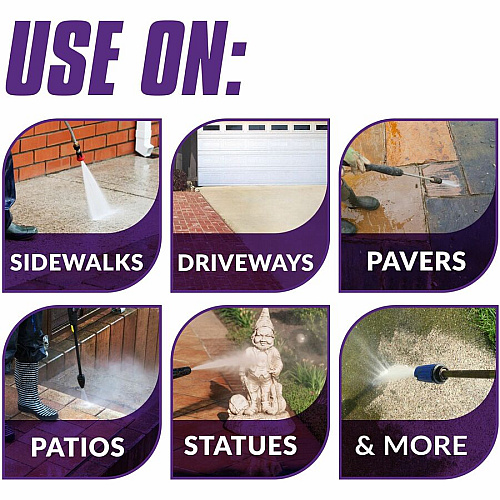 Simple Green Concrete/Driveway Cleaner Concentrate For Concrete, Patio, Masonry - Concentrate - Liquid - 128 fl oz (4 quart) - Bleach-free, Fast Acting, Non-flammable - Purple - 4 / Carton (18233CT)