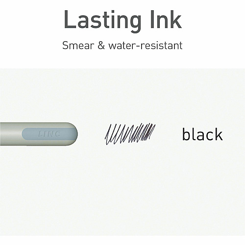 Pentonic Frosted Barrel Ballpoint Pens 0.7 mm Fine Pen Point - Black Ink - Frost, Gray Barrel - 10 / Box (PEN13086)
