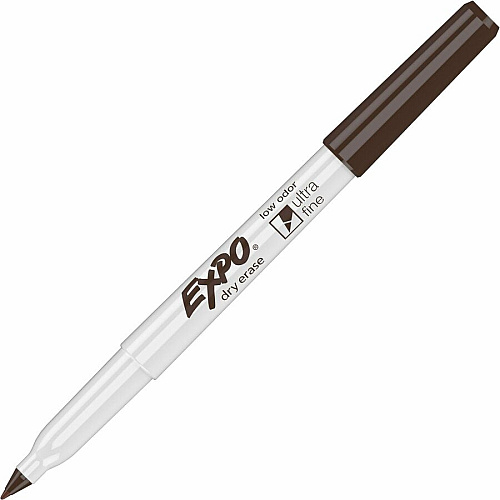 Expo Dry Erase Markers Ultra Fine Marker Point - Assorted, Red, Green, Blue, Pink, Purple, Brown, Orange, Black Ink - Dry - 8 / Pack (1930719)
