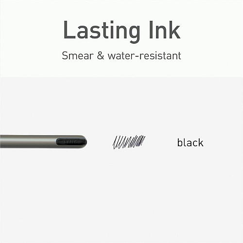 Pentonic Ballpoint Pen Set 1 mm Pen Point - Black Ink - Nickel Silver Tip - 25 / Box (PEN12128)