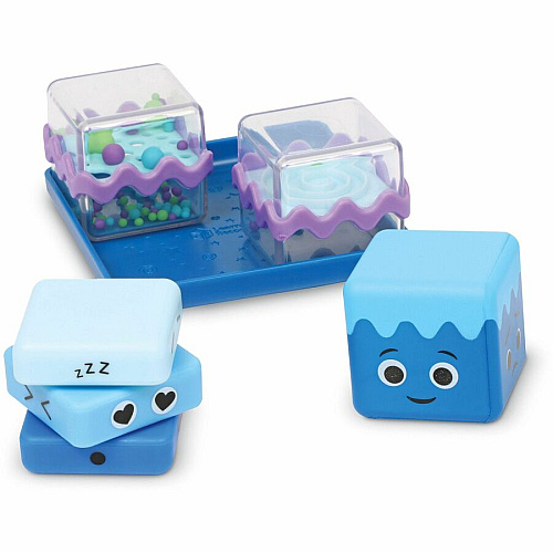 Learning Resources Cool Down Cubes Sensory Fidget Set Learning Toy - Theme/Subject: Learning - 4 Year & Up - 5 Pieces - Multi (LER5582)