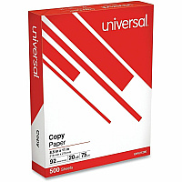 Universal Copy Paper, 92 Bright, 20 lb Bond Weight, 8.5 x 11, White, 500 Sheets/Ream (21200RM)