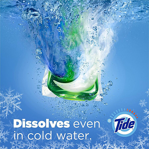 Tide Pods Laundry Detergent For Laundry, Washing Machine, Clothes, Clothing - Concentrate - Spring Meadow Scent - Phosphate-free - Orange - 76 / Pack (09166)