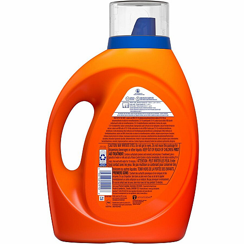 Tide Liquid Laundry Detergent For Laundry, Washing Machine - Liquid - 84 fl oz (2.6 quart) - Original Scent - Phosphate-free - Orange - 1 Bottle (12110)