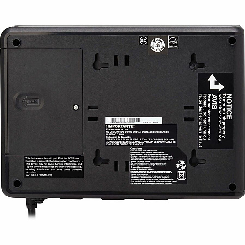 Eaton Tripp Lite Series 350VA 210W 120V Standby Cloud-Connected UPS with Remote Monitoring - 3 NEMA 5-15R Outlets (Surge + Battery Backup), 5-15P Plug, Desktop Desktop/Surface/Wall Mountable - 8 Hour Recharge - 2 Minute Stand-by - 120 V AC Inpu (BC350RNC)
