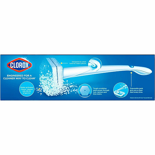 Clorox Toilet Wand Disinfecting Refills Blue, White - 20/Bag - 4 / Carton (31049CT)