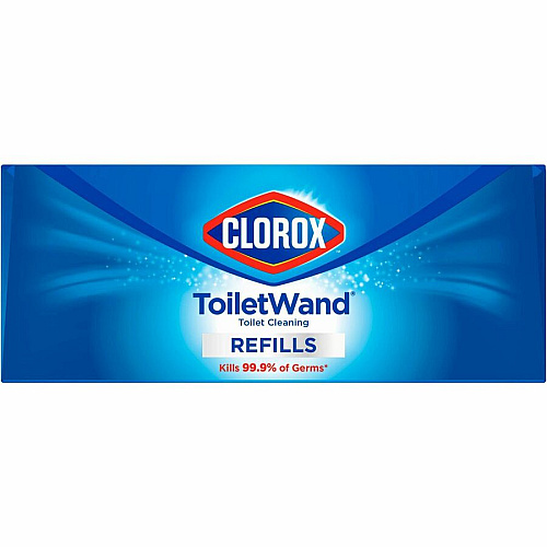 Clorox Toilet Wand Disinfecting Refills Blue, White - 20/Bag - 4 / Carton (31049CT)