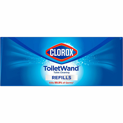 Clorox Toilet Wand Disinfecting Refills Blue, White - 20/Bag - 4 / Carton (31049CT)