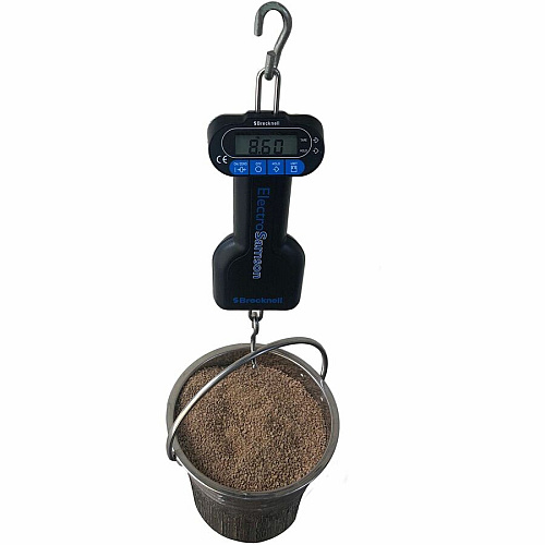 Brecknell ElectroSamson Handheld Scale 55 lb / 25 kg Maximum Weight Capacity - Gray (ES55)