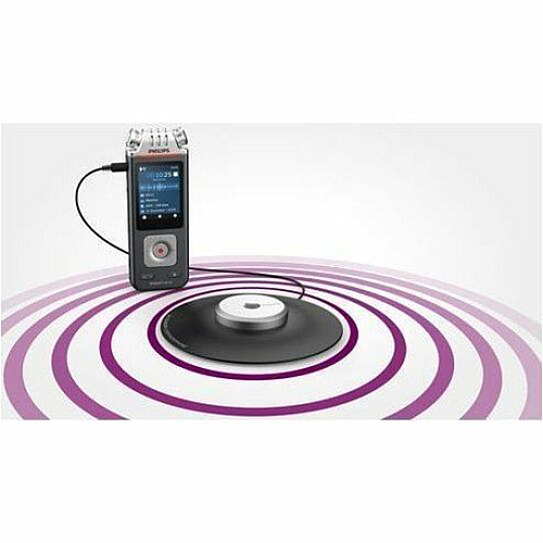 Speech Processing Solutions VoiceTracer Meeting Recorder [Built-in] Microphone, Speaker - Omni-directional Microphone - 8 GB Flash Memory - microSD Supported - MP3, WMA, WAV - Stereo - 2147 Hour Recording - USB - Headphone - Microphone - Portabl (DVT8115)