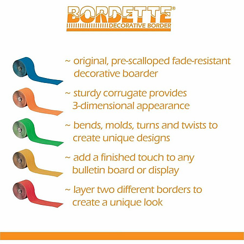 Pacon&reg; Bordette Decorative Borders (P0037086)