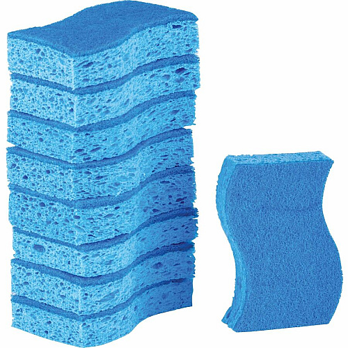 Scotch-Brite Non-Scratch Scrub Sponges 0.7" Height x 4.2" Width x 2.7" Depth - 9/Pack - 5 / Carton - Blue (5295CT)