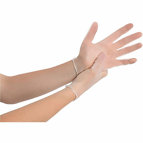 Remcoda Powder-Free Vinyl Gloves 3 mil Thickness - Large Size - For Right/Left Hand - Vinyl - Clear - Comfortable, Latex-free - 100 / Box (VIN101L)