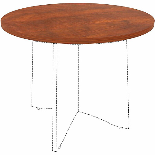 Lorell Hospitality/Conference Tabletop x 1" Thickness x 36" Diameter - Band Edge - Cherry Table Top - For Reception Area, Conference Table, Breakroom, Lobby, Meeting, Office (LLR87323)