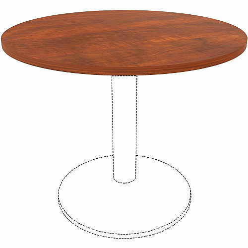 Lorell Hospitality/Conference Tabletop x 1" Thickness x 36" Diameter - Band Edge - Cherry Table Top - For Reception Area, Conference Table, Breakroom, Lobby, Meeting, Office (LLR87323)