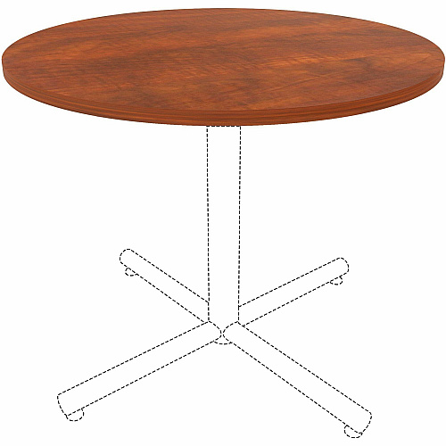 Lorell Hospitality/Conference Tabletop x 1" Thickness x 36" Diameter - Band Edge - Cherry Table Top - For Reception Area, Conference Table, Breakroom, Lobby, Meeting, Office (LLR87323)