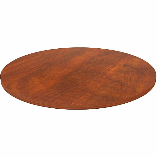 Lorell Hospitality/Conference Tabletop x 1" Thickness x 36" Diameter - Band Edge - Cherry Table Top - For Reception Area, Conference Table, Breakroom, Lobby, Meeting, Office (LLR87323)