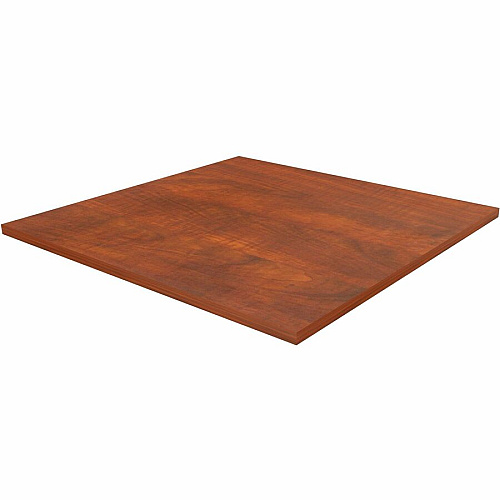 Lorell Hospitality/Conference Tabletop 36" Width x 1" Thickness x 36" Length - Band Edge - Cherry Table Top - For Reception Area, Conference Table, Breakroom, Lobby, Meeting, Office (LLR87324)